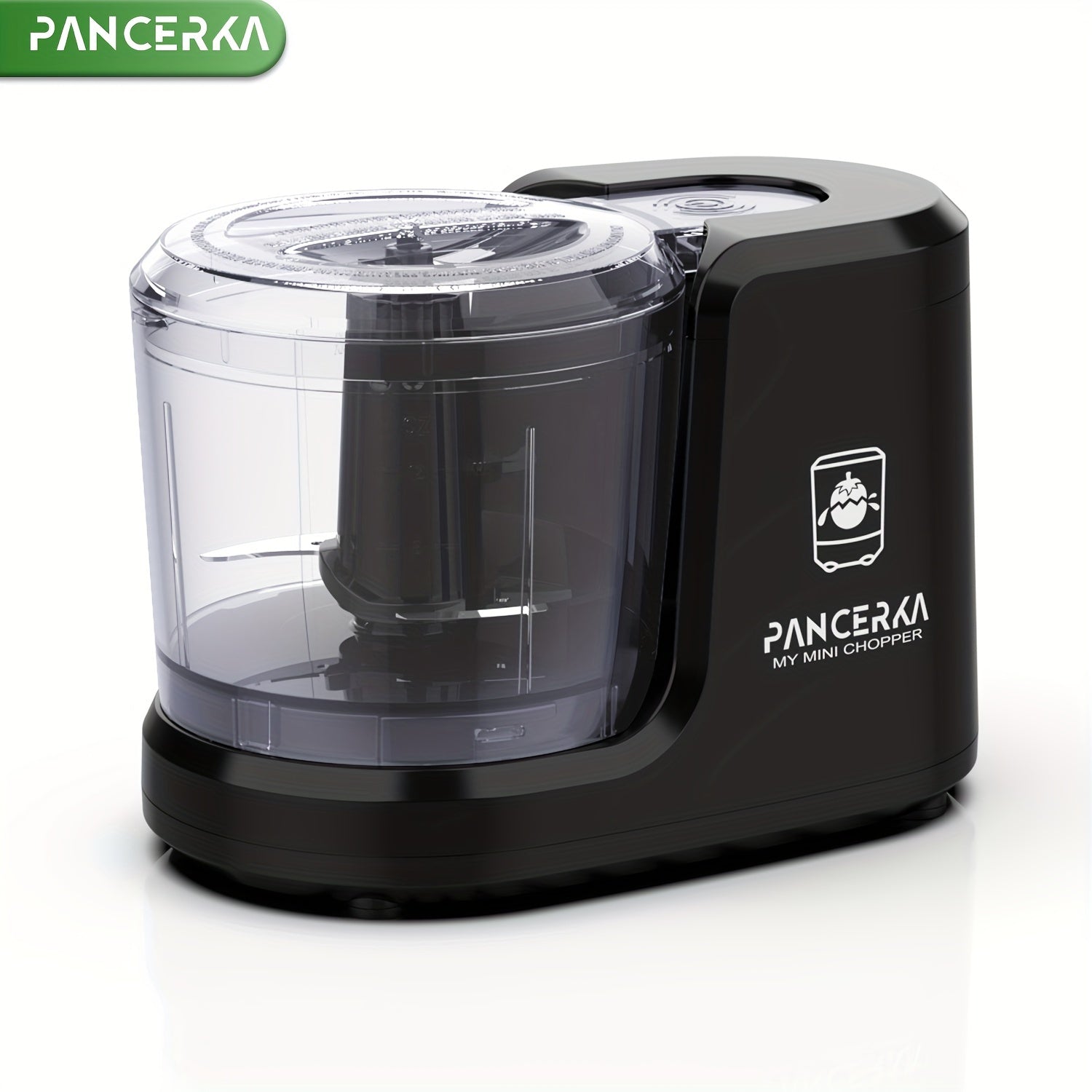Electric Vegetable Chopper Food Processor 3 Cup 20000 RPM Black EU Plug