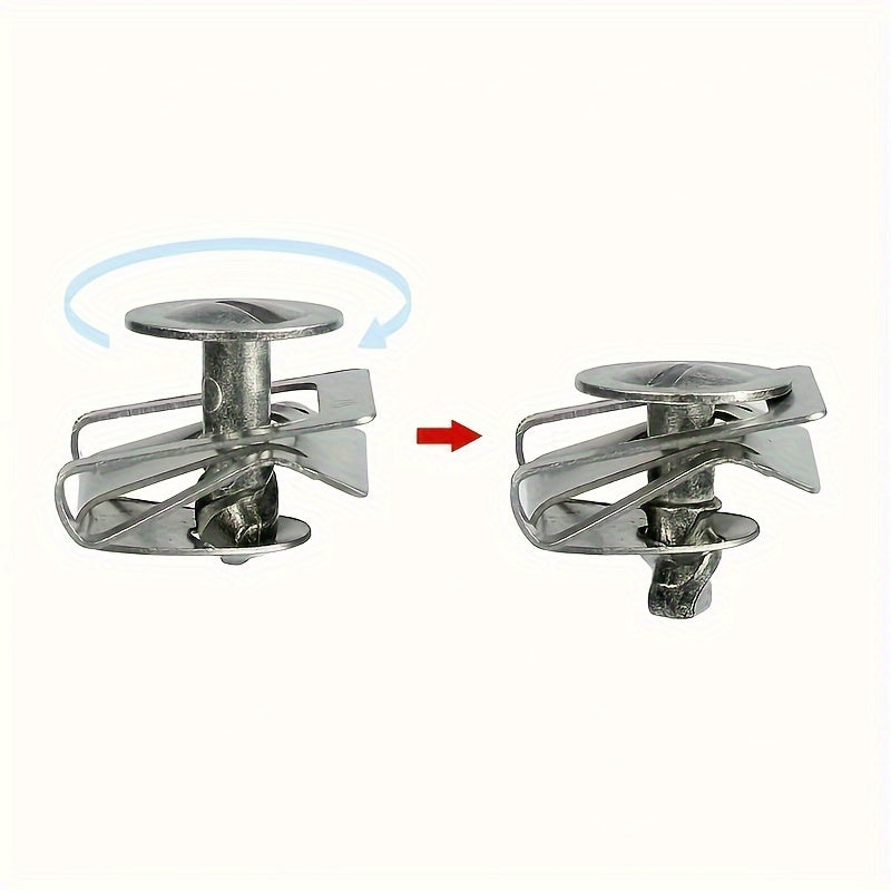 20Pcs Car Under Cover Fastener Clips with Screws for Vehicles