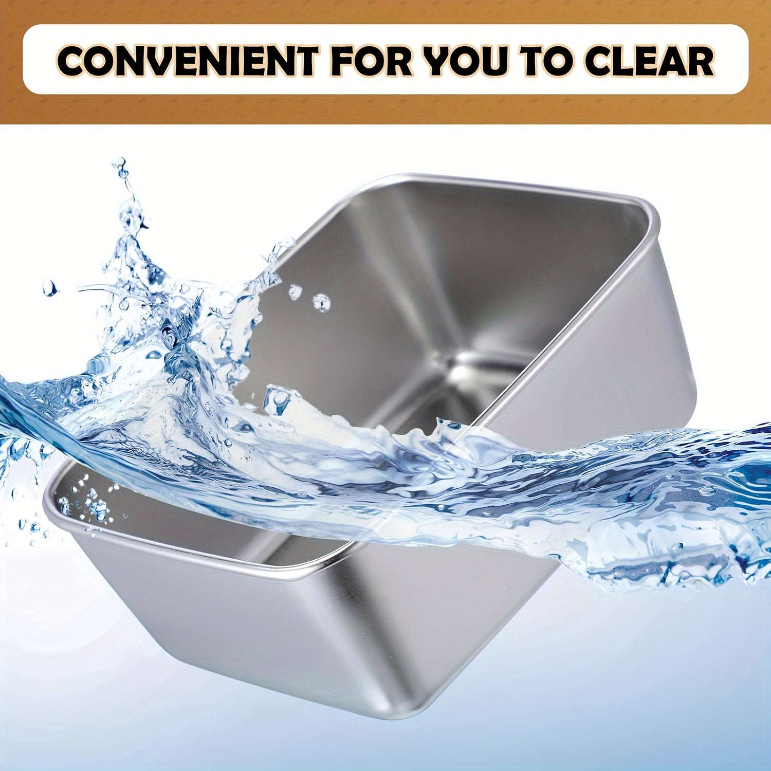 6 ta zanglamaydigan po'latdan yasalgan oziq-ovqat saqlash konteynerlari to'plami, qopqog'lar bilan, suyuqlik o'tkazmaydigan, bosiladi