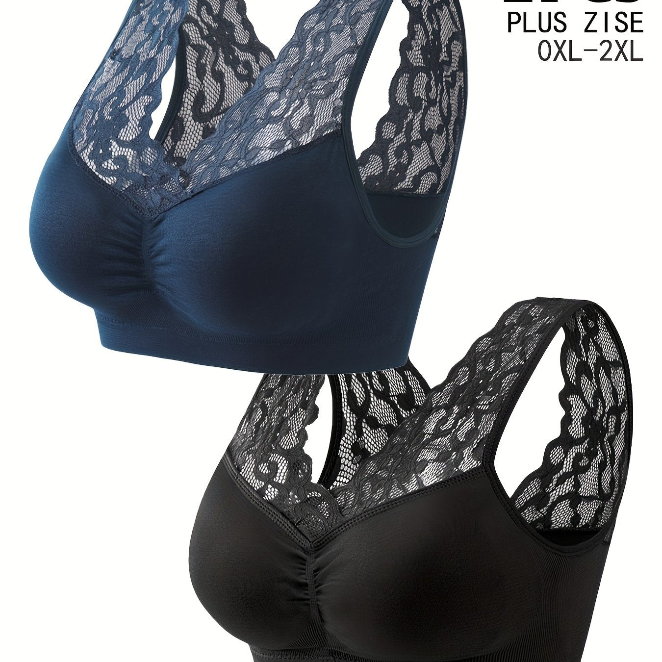 Women's Wireless Bra with Underwire Support, Push-Up, High Elasticity for Yoga and Running