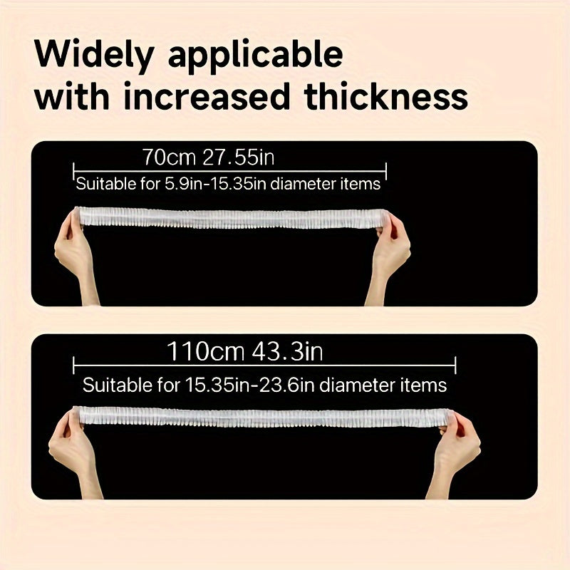 Прозрачный одноразовый защитный чехол, подходящий для вентиляторов, микроволновых печей и различных бытовых приборов.