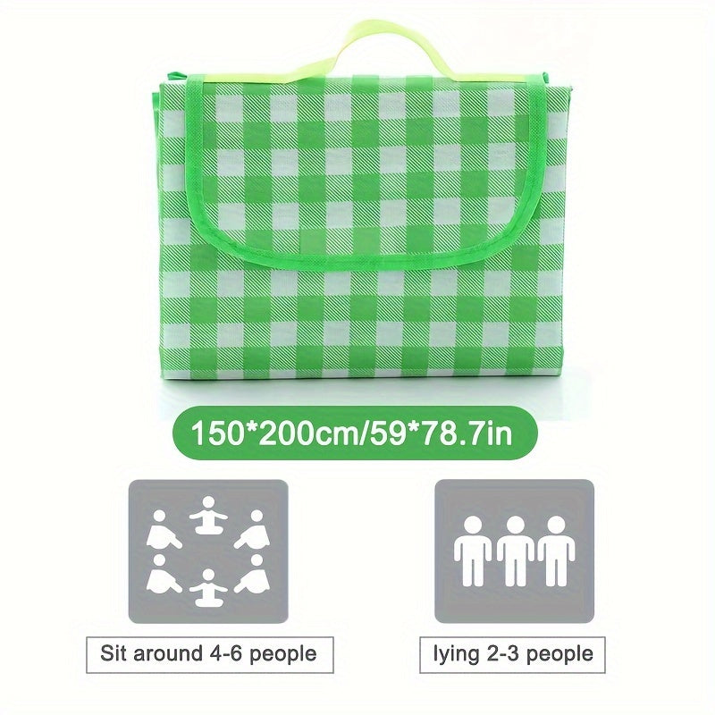 Portable Waterproof PVC Picnic Mat for Camping and Outdoor Use