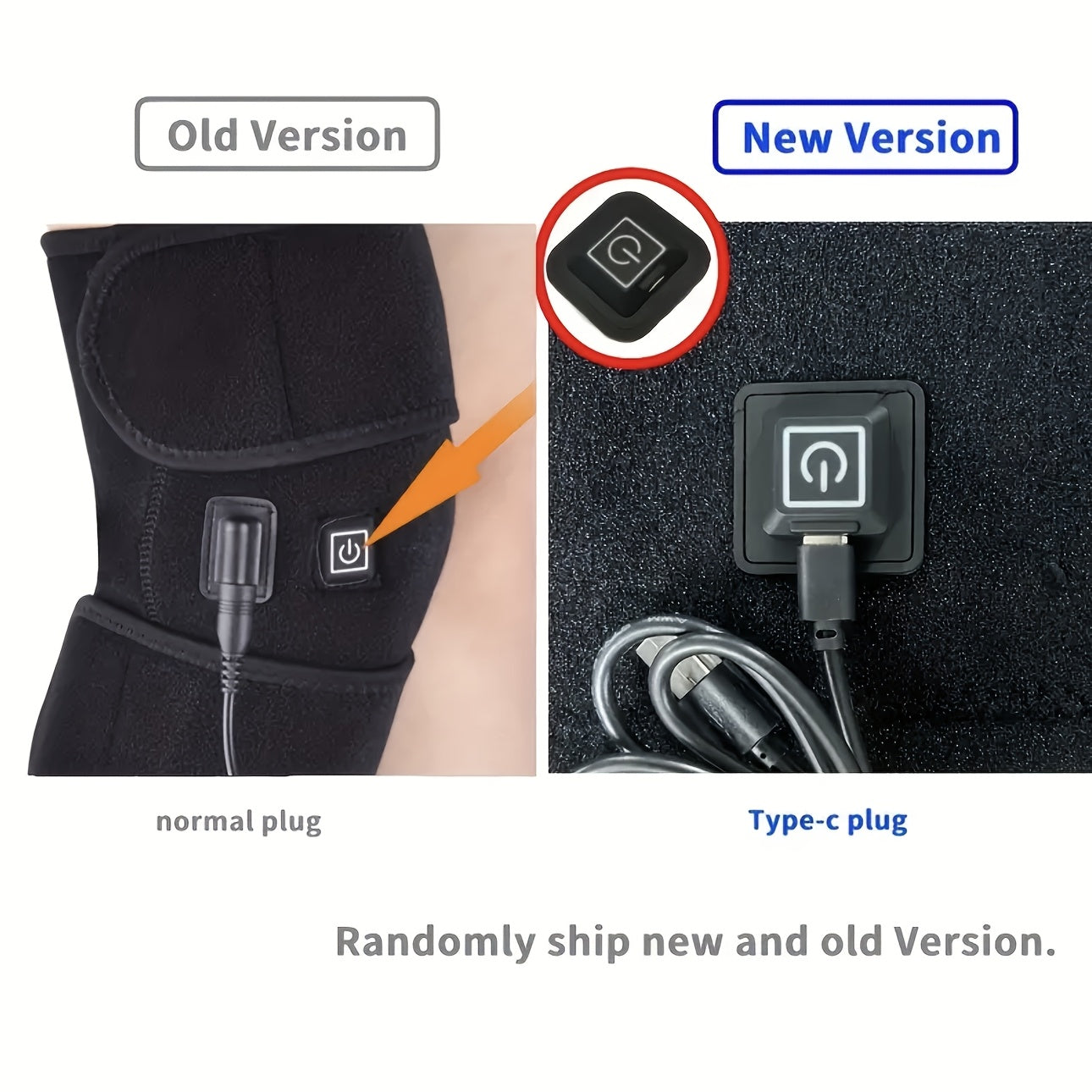 USB Knee Heating Pad and Massager for Men and Women Comfortable Leg Warmer