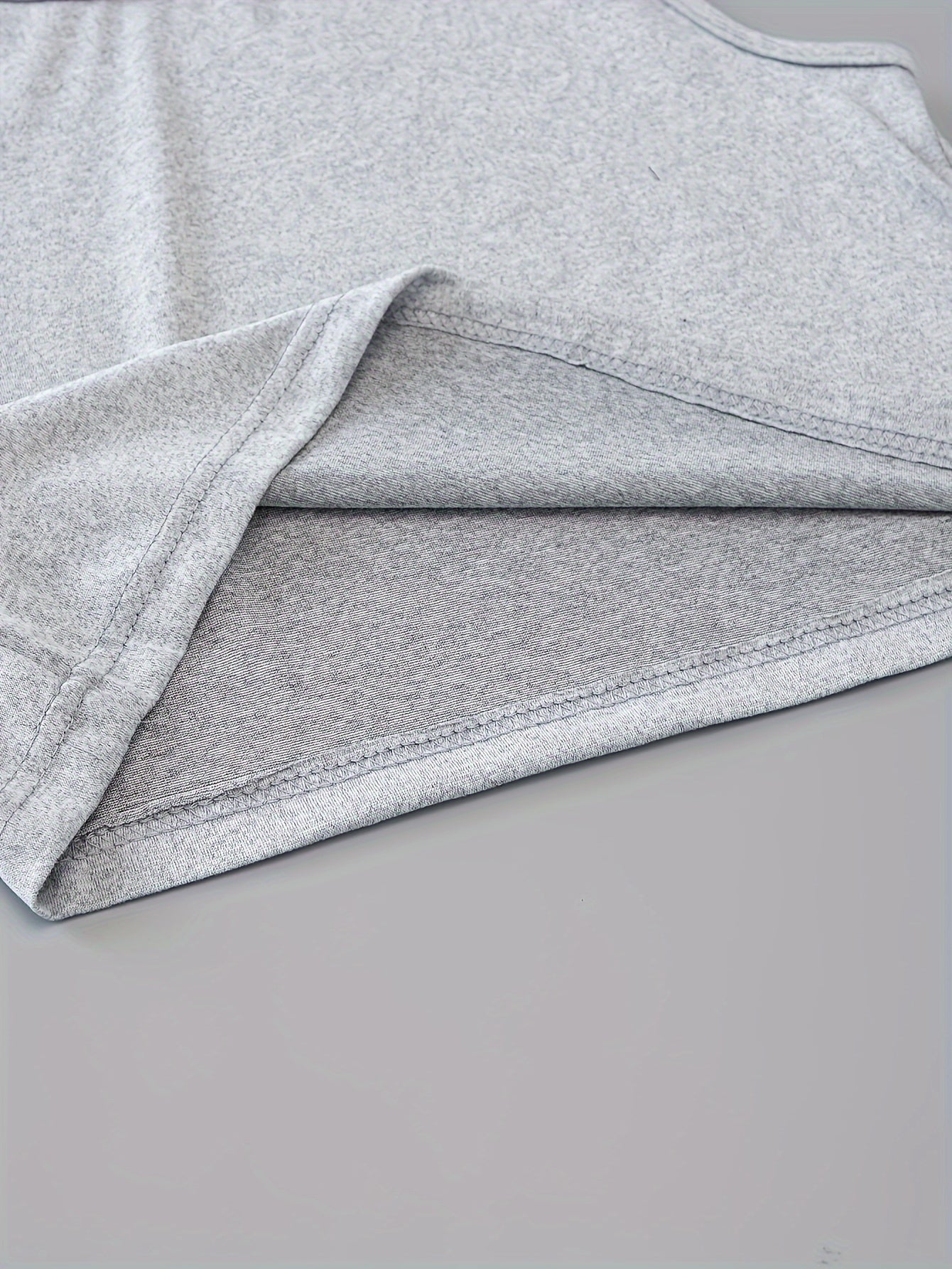 Women's Summer Lounge Set 3-Piece Solid Polyester Sleeveless Crew Neck Casual Sleepwear