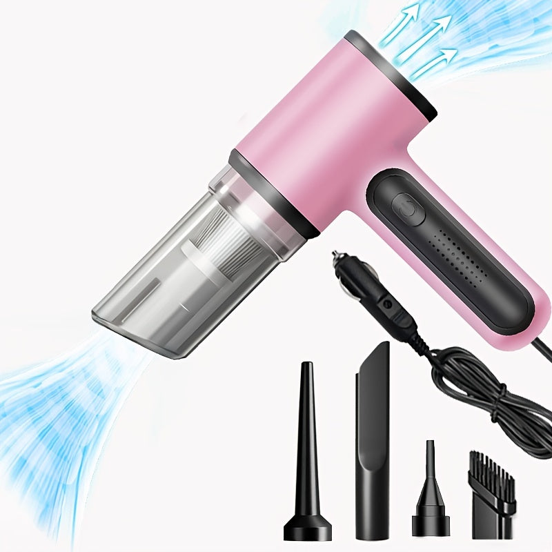 Car Vacuum Cleaner 12V Handheld with Strong Suction and Washable Filter