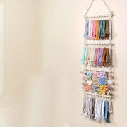 Bohemian Wall Decor Organizer for Headbands and Hair Bows, Room Storage