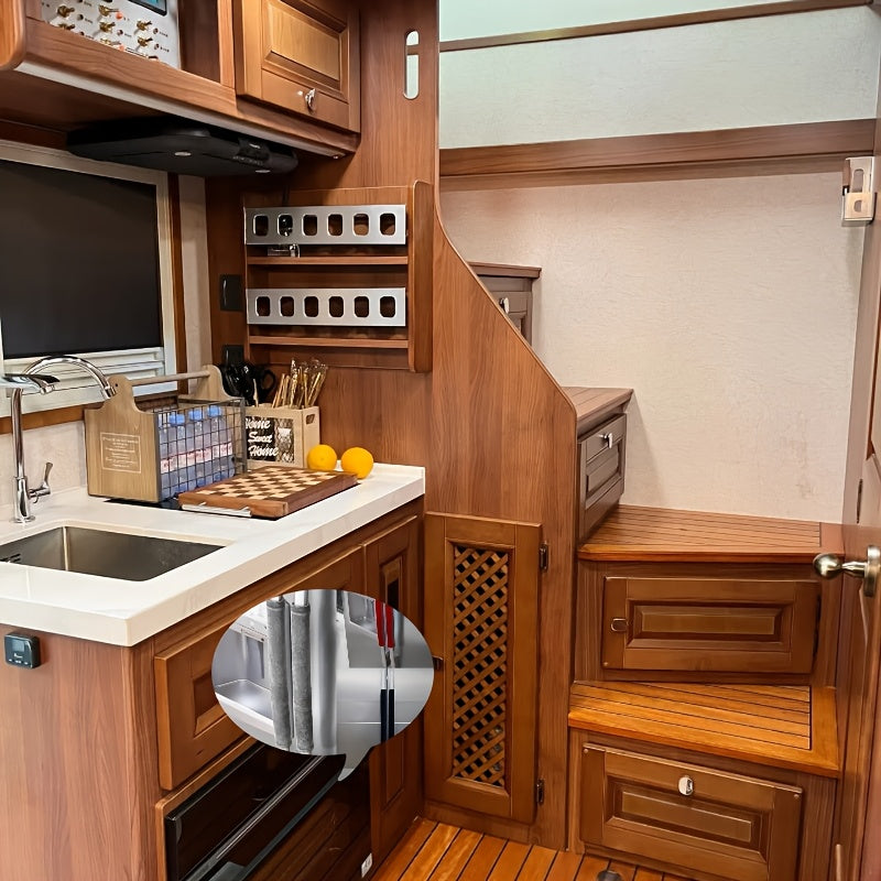 2-Pack Non-Slip Refrigerator Handle Covers Polyester Fiber Gray Red