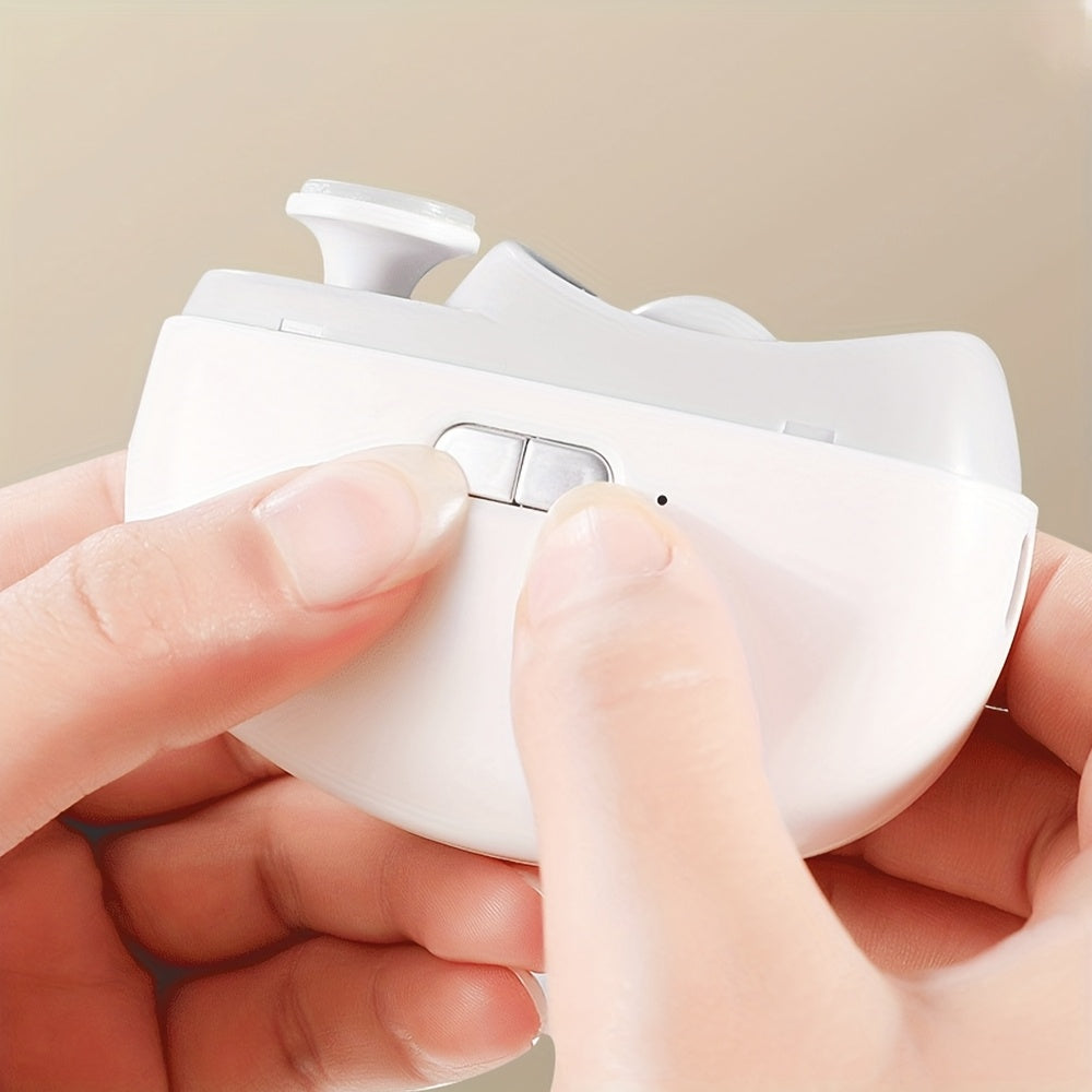 Electric Nail Clipper and Polisher Portable USB Rechargeable with Nail Debris Storage
