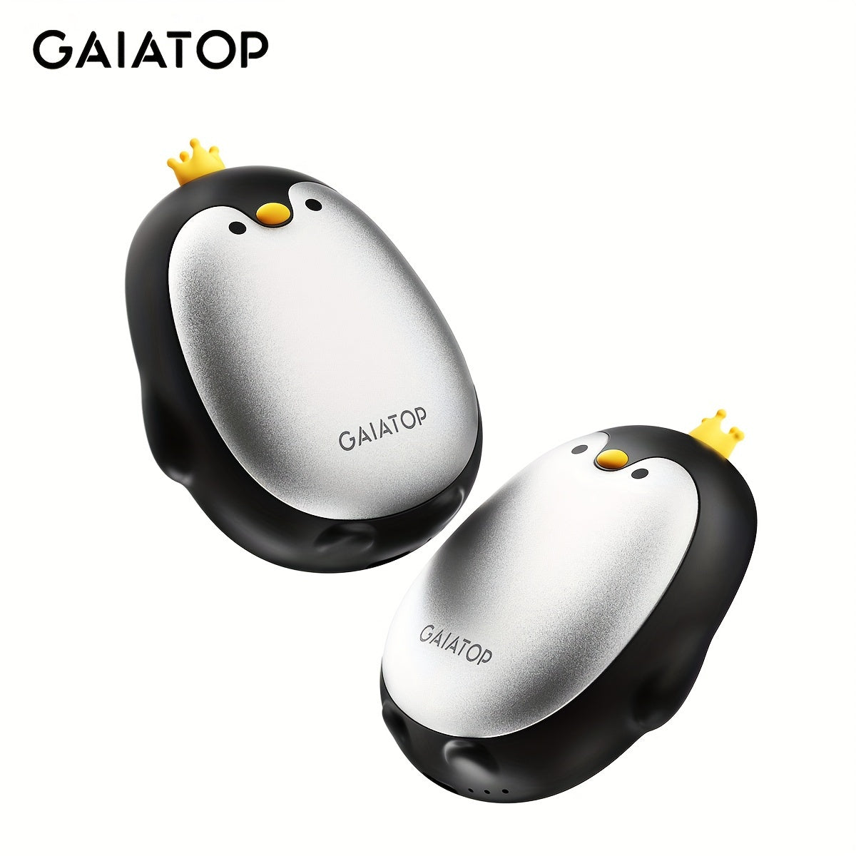 2pcs Rechargeable USB Penguin Hand Warmers Magnetic Portable for Kids