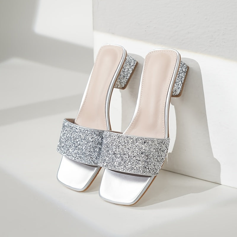 Ayollar uchun ochiq barmoqli slaydlar tashqi tekis sandalilar PU qalin poyabzal yozgi poyabzal