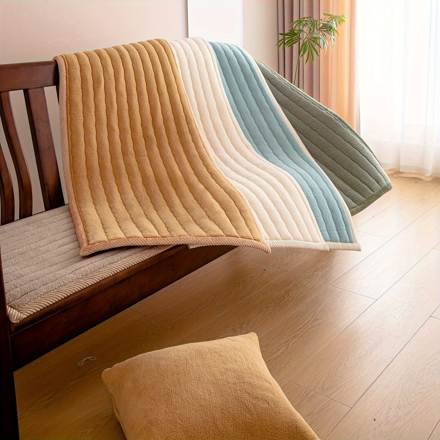 Bohemian Style Washable Pet-Friendly Non-Slip Sofa Cover for Living Room and Office