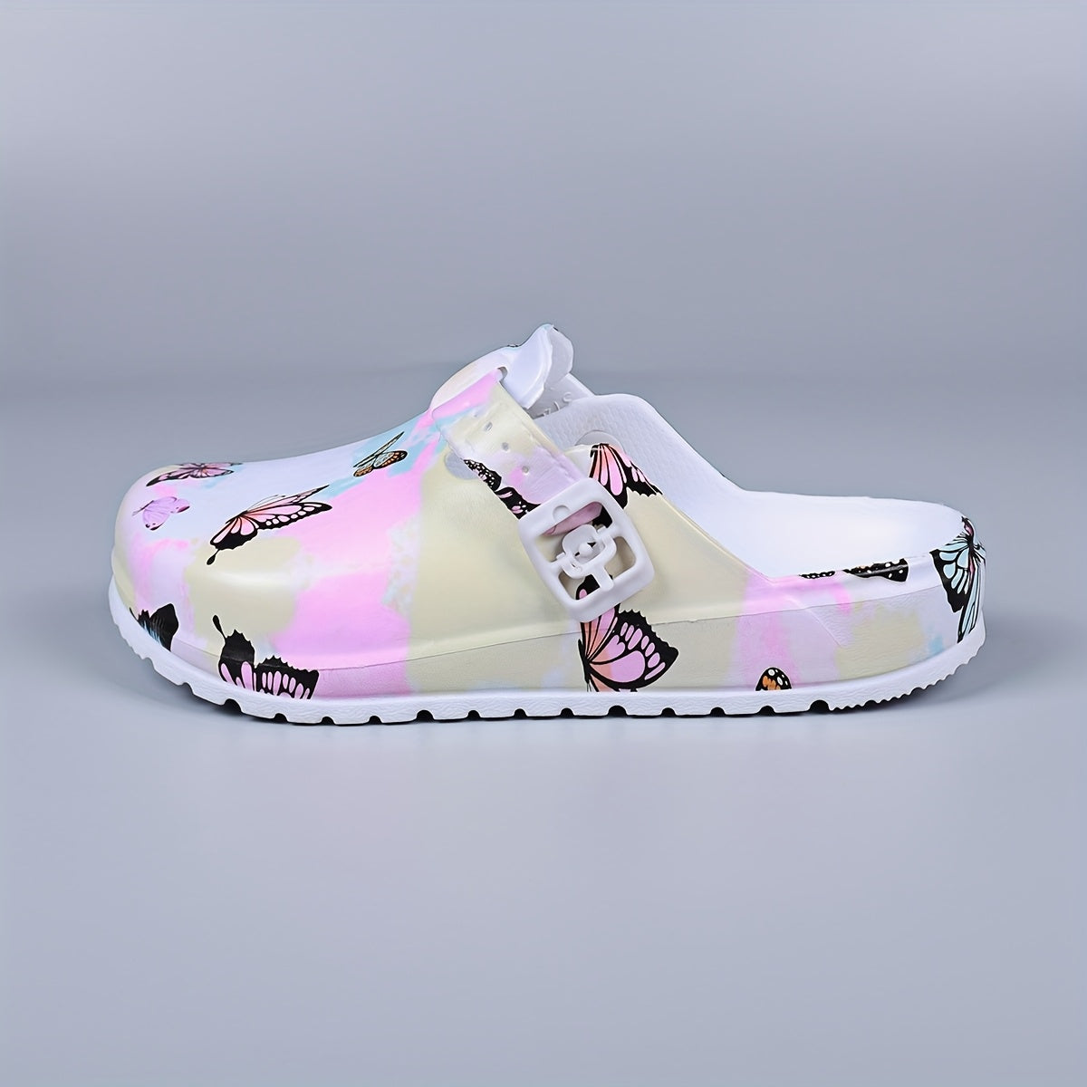 Women's Floral Print EVA Clogs Lightweight Non-Slip Summer Shoes