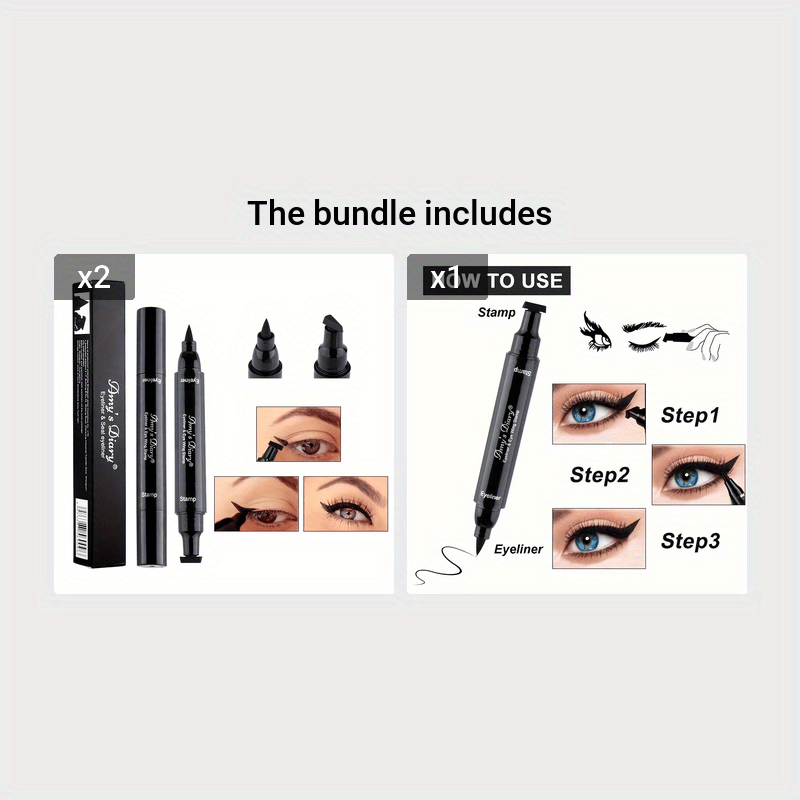 Bolígrafo de sello de delineador de ojos para mujer, a prueba de agua, de secado rápido, a prueba de manchas, de larga duración

Source:
Women's Eyeliner Stamp Pen Waterproof Fast Dry Smudge Proof Long Lasting