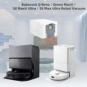 Упаковка из 8 мешков для пылесоса Roborock для Q Revo/Qrevo MaxV/S8 MaxV Ultra/S8 Max Ultra, изготовленных из тканевого материала, одноразовые мешки с прочной тканью и термозапечатанными краями, обеспечивают пылезащитное уплотнение.