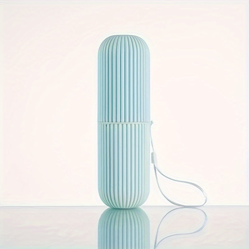 Sayohat uchun tish cho'tkasi qoplami va yuvish kubogi, portativ sayohat uchun hammom asosiy buyumlari