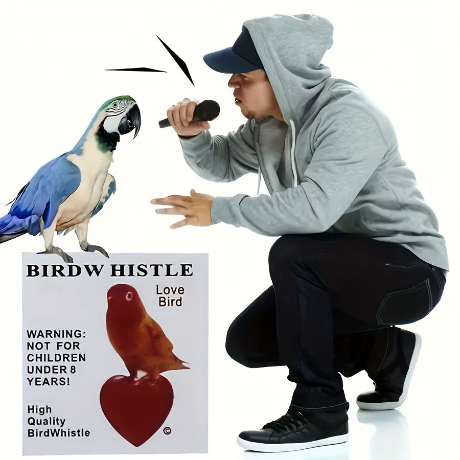 Plastic Bird Call Whistle Realistic Sound Attracts Birds for Parrot Toys Pet Supplies
