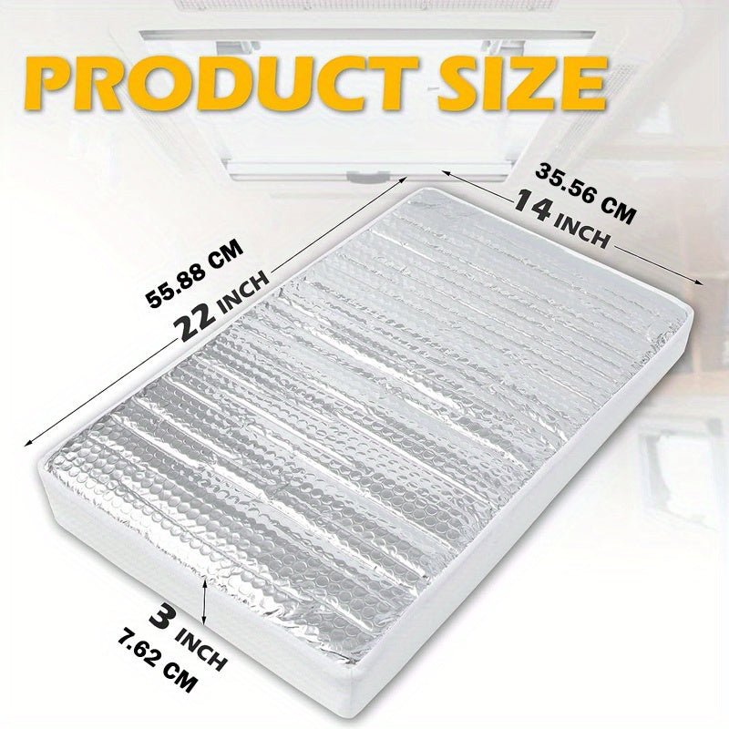 RV Vent Insulator and Skylight Cover Reflective Surface for 14x14/22 Inch Vents