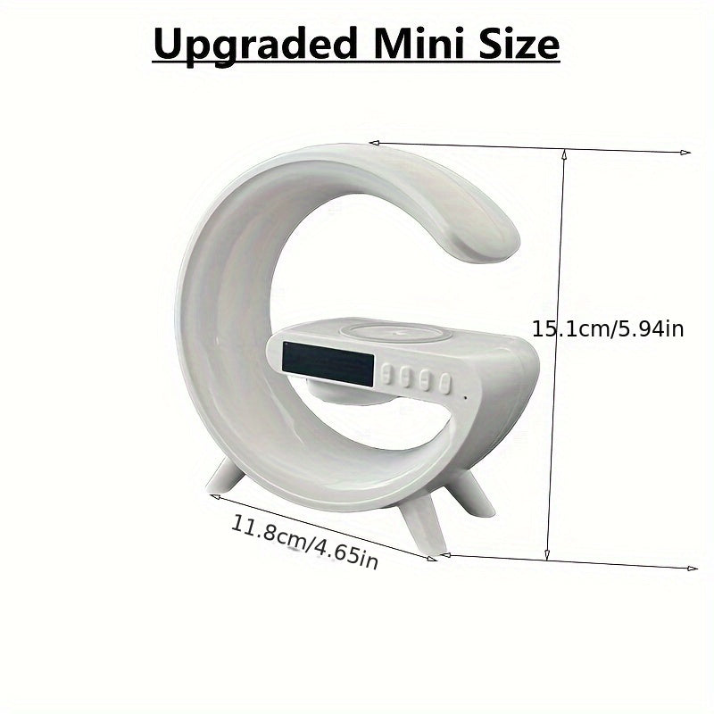 Multifunctional Wireless Charging Station with Stand Speaker RGB Night Light Fast Charging