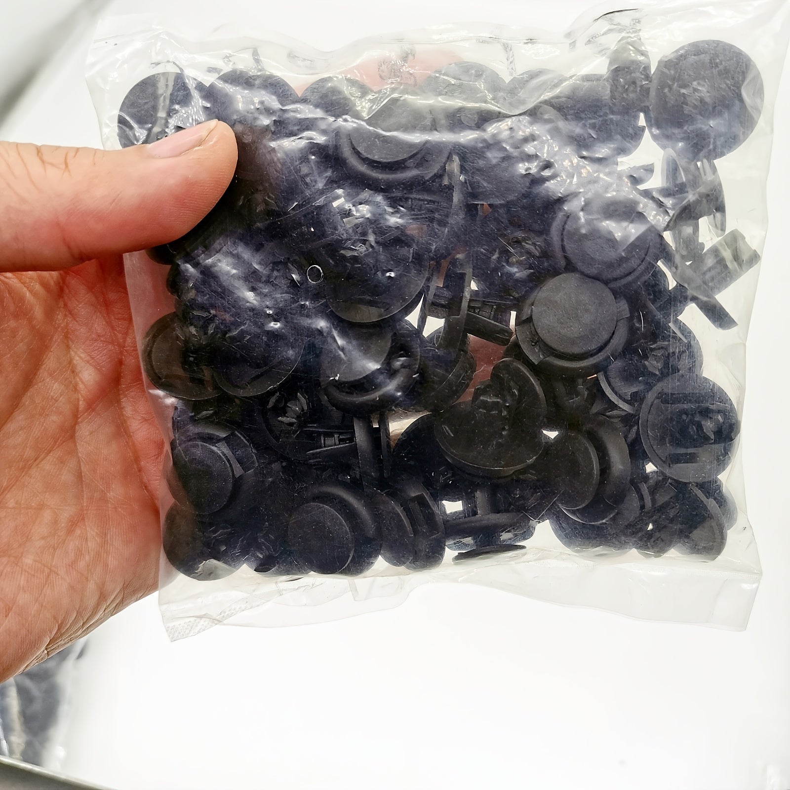 50 piezas de sujetadores de plástico para parachoques de coche, remaches de 8 mm, clips de empuje para capó y guardabarros