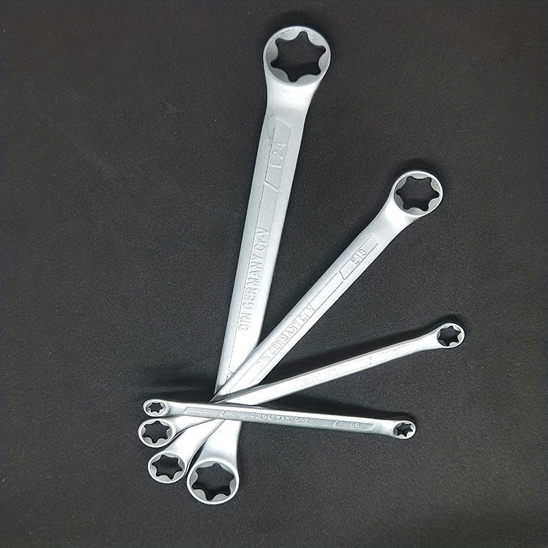 Juego de llaves hexagonales de doble cabeza universal de material Crv para herramientas de motocicleta