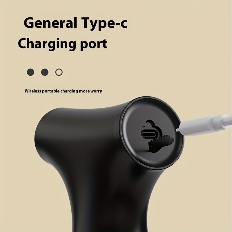 Rechargeable Oil Sprayer with Dual Switches 1L Food-Safe Kitchen Gadget Black