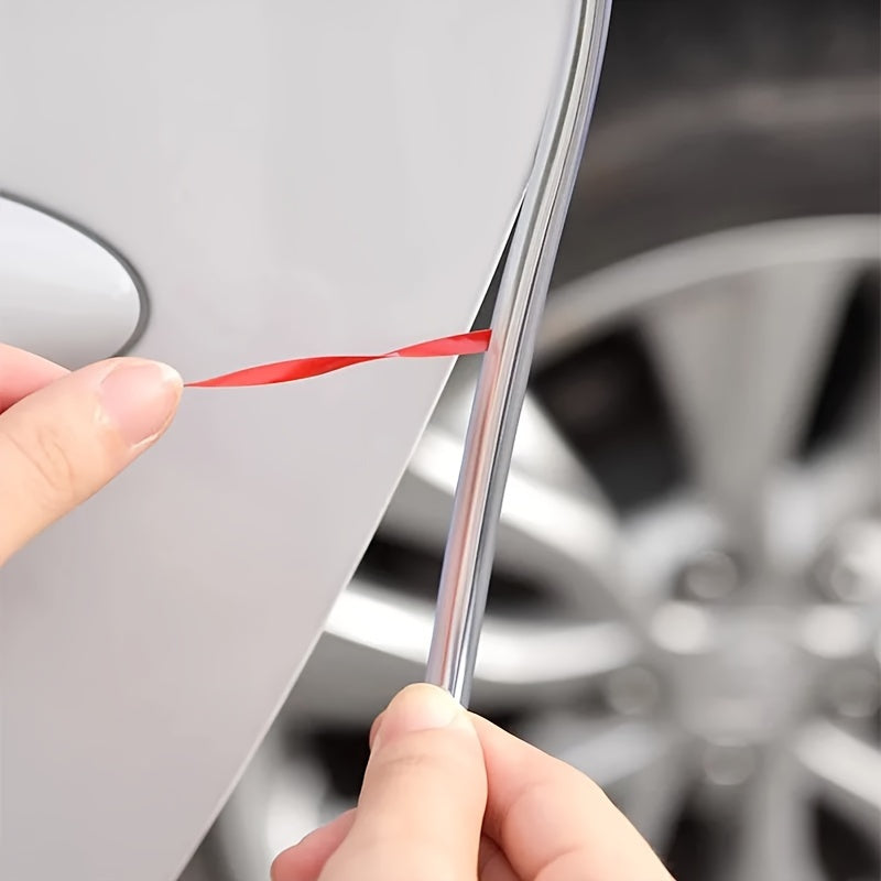 Universal Car Door Edge Protector Rubber Scratch Guard Clear Trim Molding