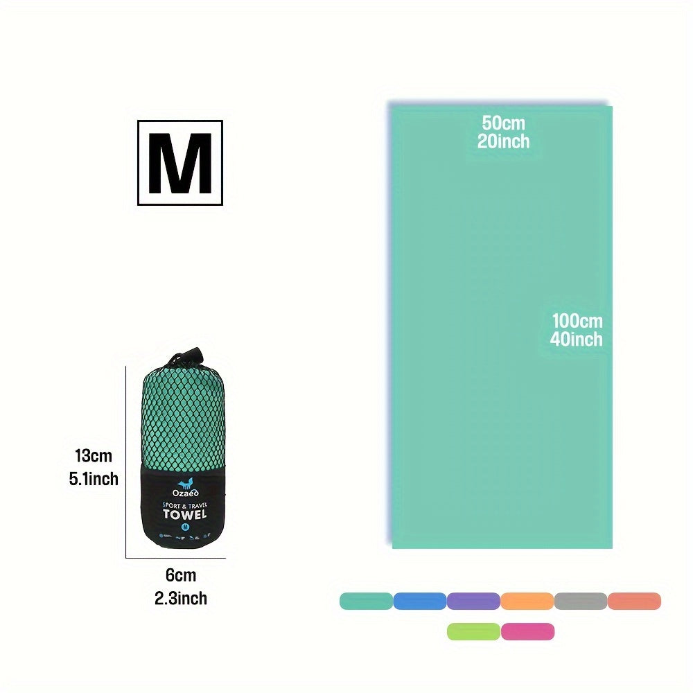 Microfiber Travel Towel Quick Dry Lightweight Sports Beach Hiking Yoga Golf Pickleball