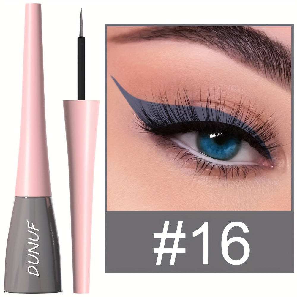 Women Matte Waterproof Liquid Eyeliner 18 Colors Easy to Apply Quick Drying