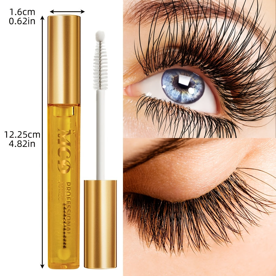 Nourishing Eyelash Serum Moisturizes Volumizes Shine Gentle Care Golden Tube