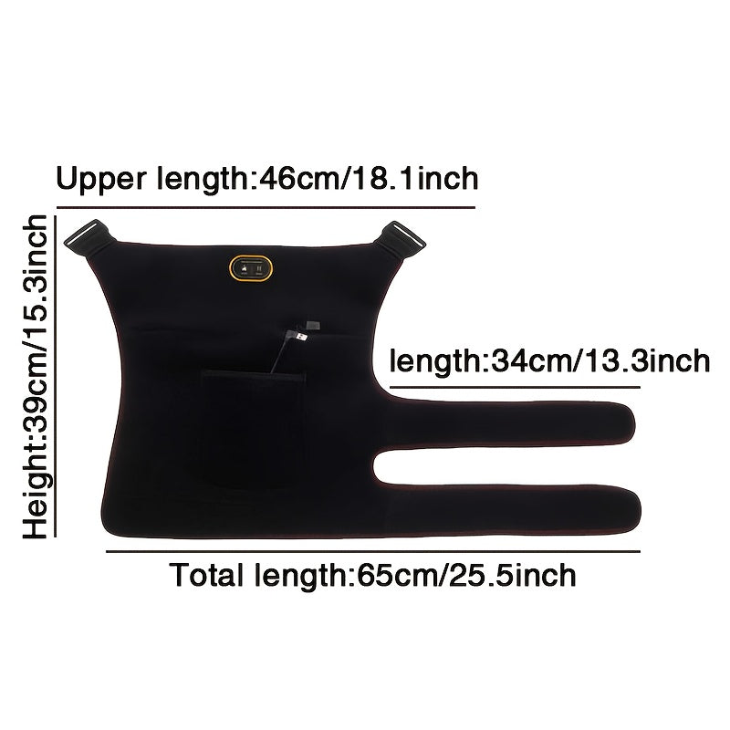 Unisex USB Heating Massage Pad for Hips Waist Thighs Relaxation