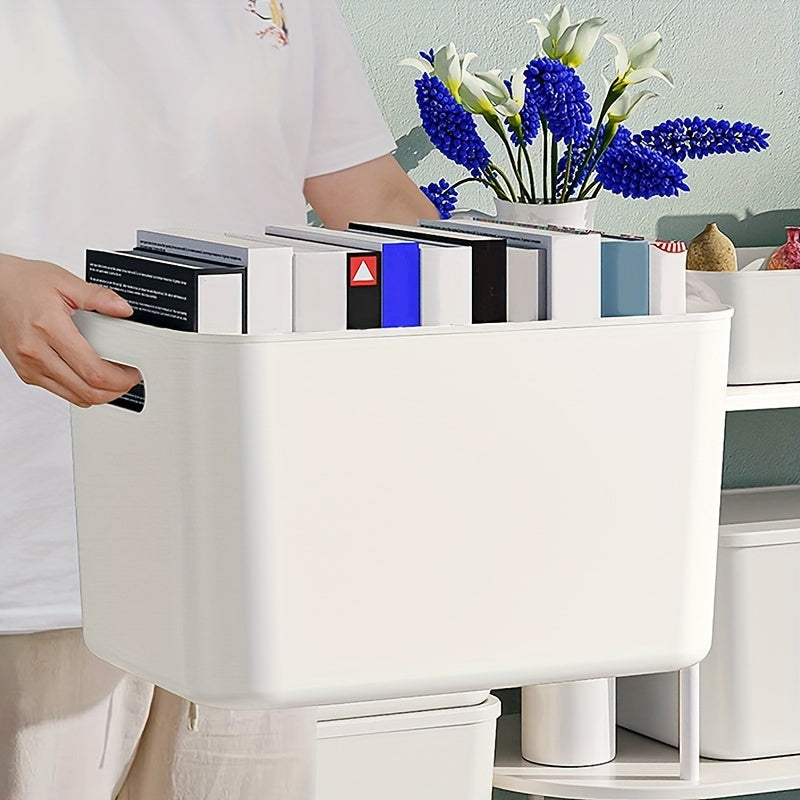 Large Capacity Plastic Storage Bins Set for Kitchen Closet Organization