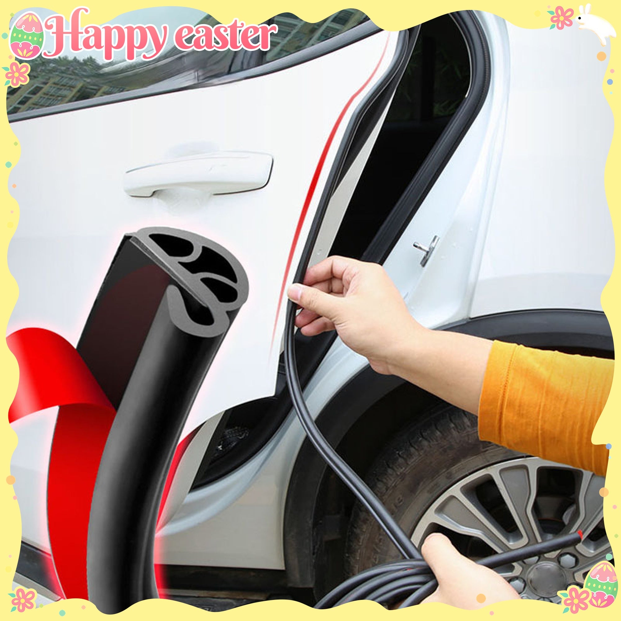 Universal rezina avtomobil himoya chiziqlari zarar va shovqin kamaytirish uchun