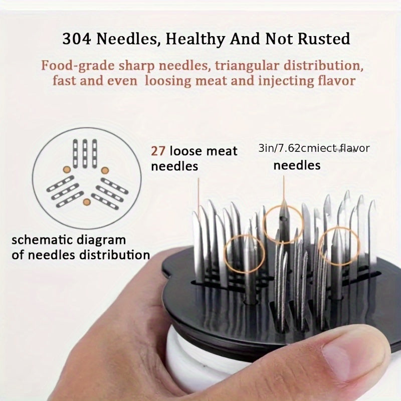 Meat Injector Kit for Tenderizing and Flavoring Steaks, 1 Piece