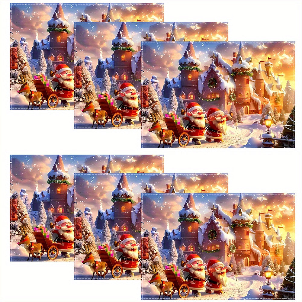 Christmas Table Runners Open Design Sets of 1 4 6 8 or 12 for Holiday Decor