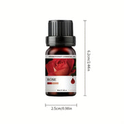 Juego de 5 aceites esenciales de 10ML de tapa plana para difusores, velas y aromaterapia