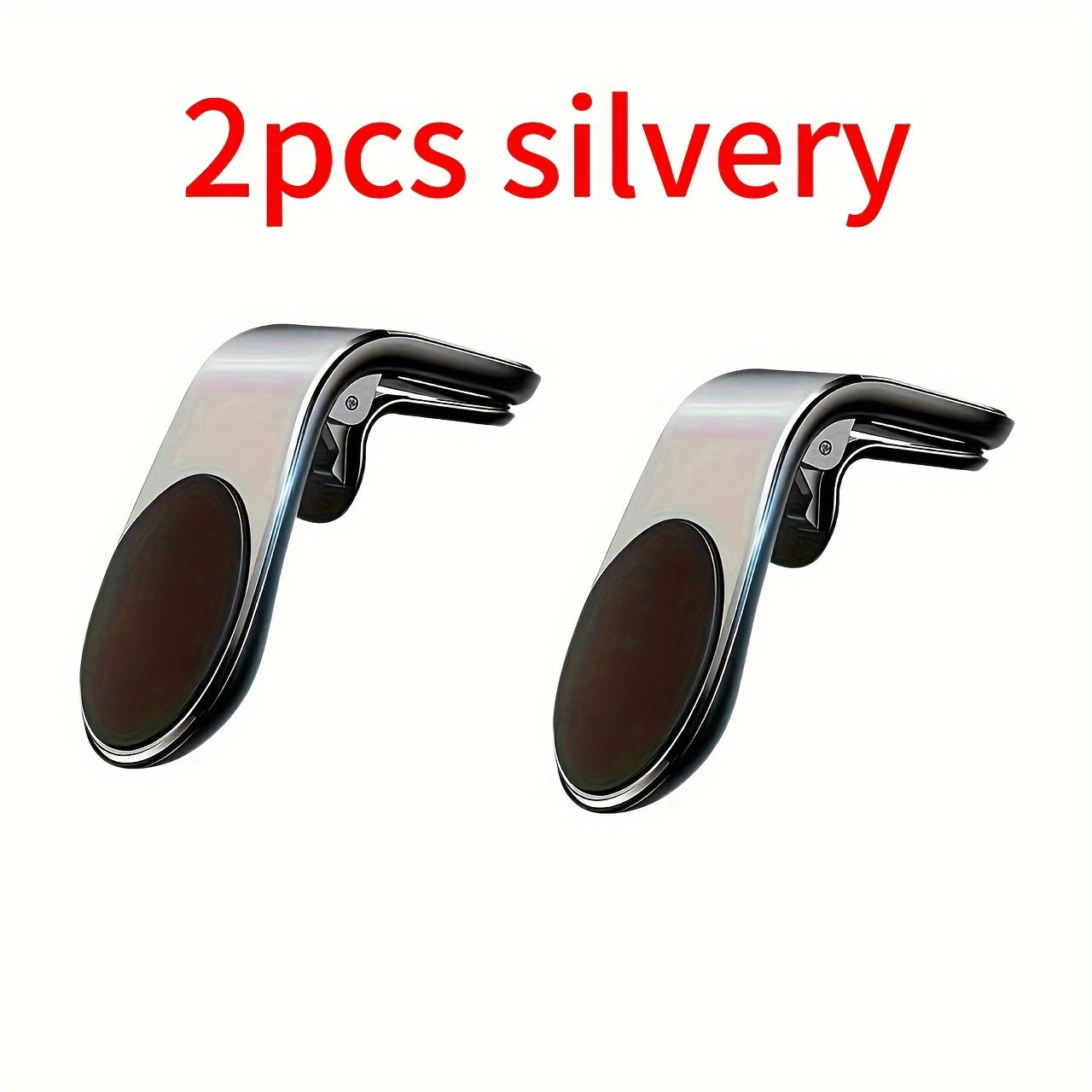 Magnetic Car Mount Aluminum Alloy L-Shape Vent Holder for Smartphone