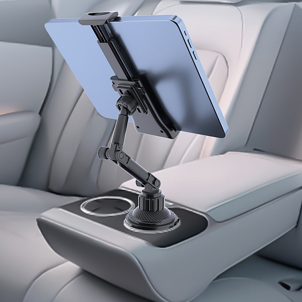 Universal Car Mount for Tablets and Phones Rotatable Cup Holder Adapter