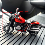 Mini Motorcycle Model Car Keychain Trendy Key Holder Stylish Keyring for Men Women