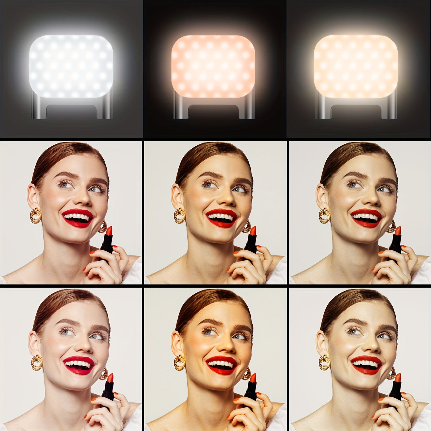 45 Inch Selfie Stick with Fill Lights, Upgraded Tripod, Detachable Remote for iPhone and Android