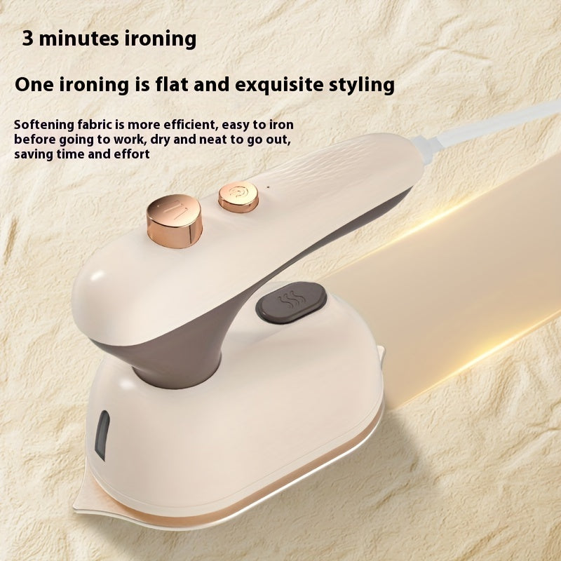 Portable Handheld Ironing Machine with Dual-Purpose Flat and Steam Iron 220V