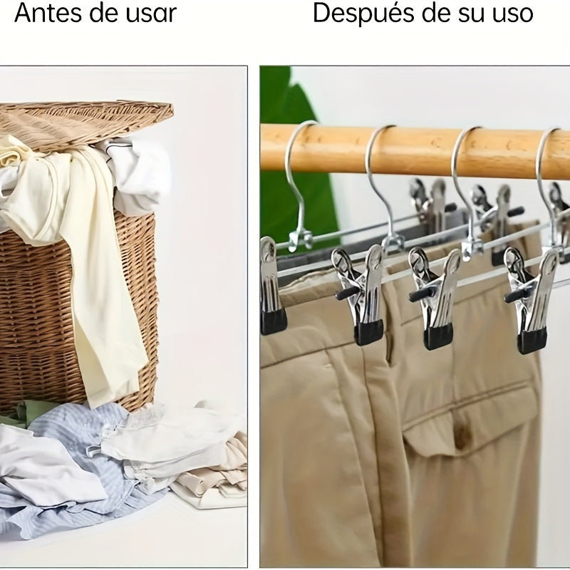 Stainless Steel Clothes Drying Clips Set of 10 or 20 with 2 Clips for Underwear