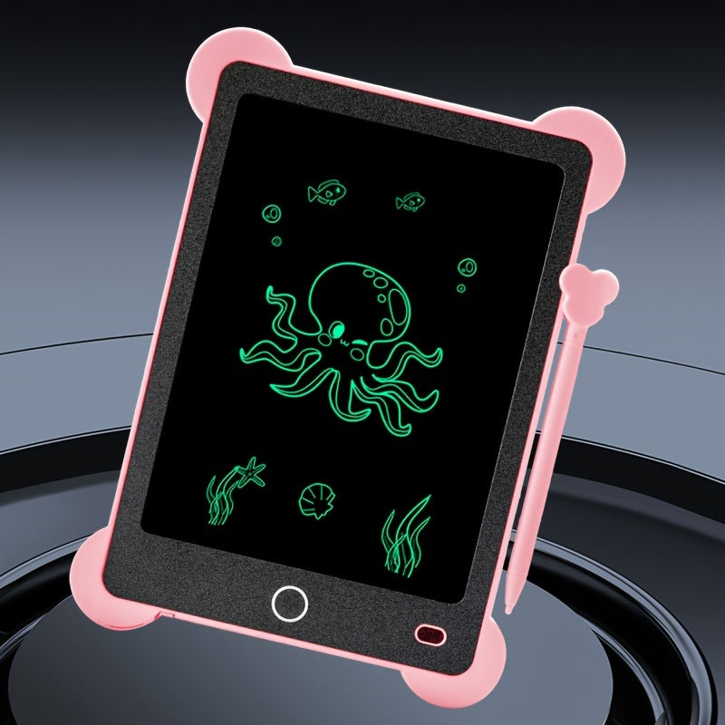 Tableta de escritura LCD de 21.59cm para dibujar y garabatear con borrado con un clic para niños y adultos