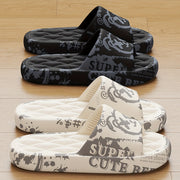 Women's Plus Size Summer Slides EVA Lightweight Comfortable Indoor Outdoor Beach Slippers