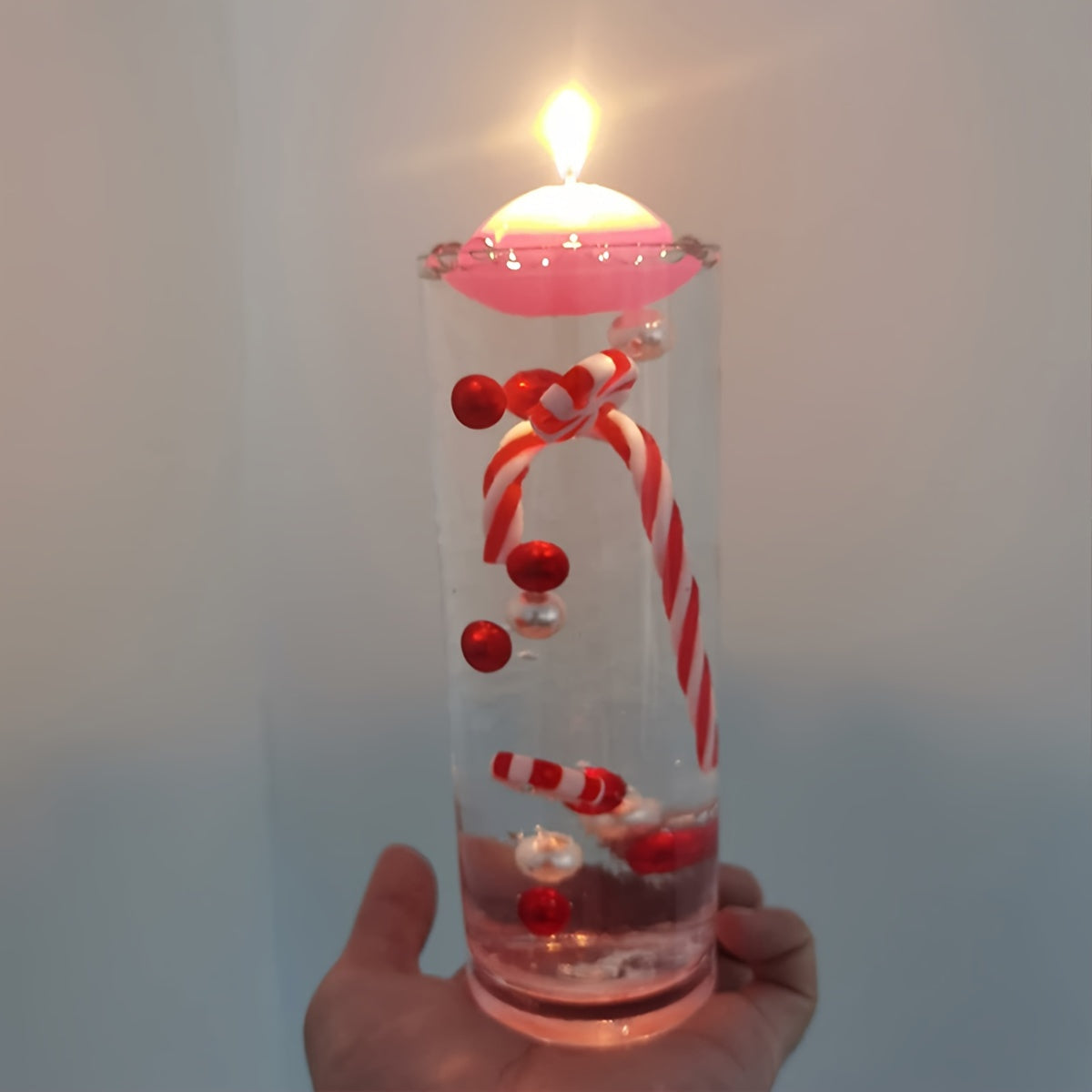 Christmas Vase Decor Set with Filling Beads for DIY Festive Tabletop and Party Decor