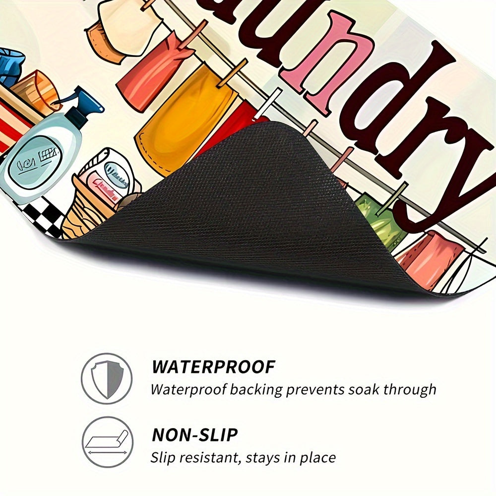 Waterproof Fast-Drying Laundry Room Countertop Drying Mat Polyester Cover Dust Prevention