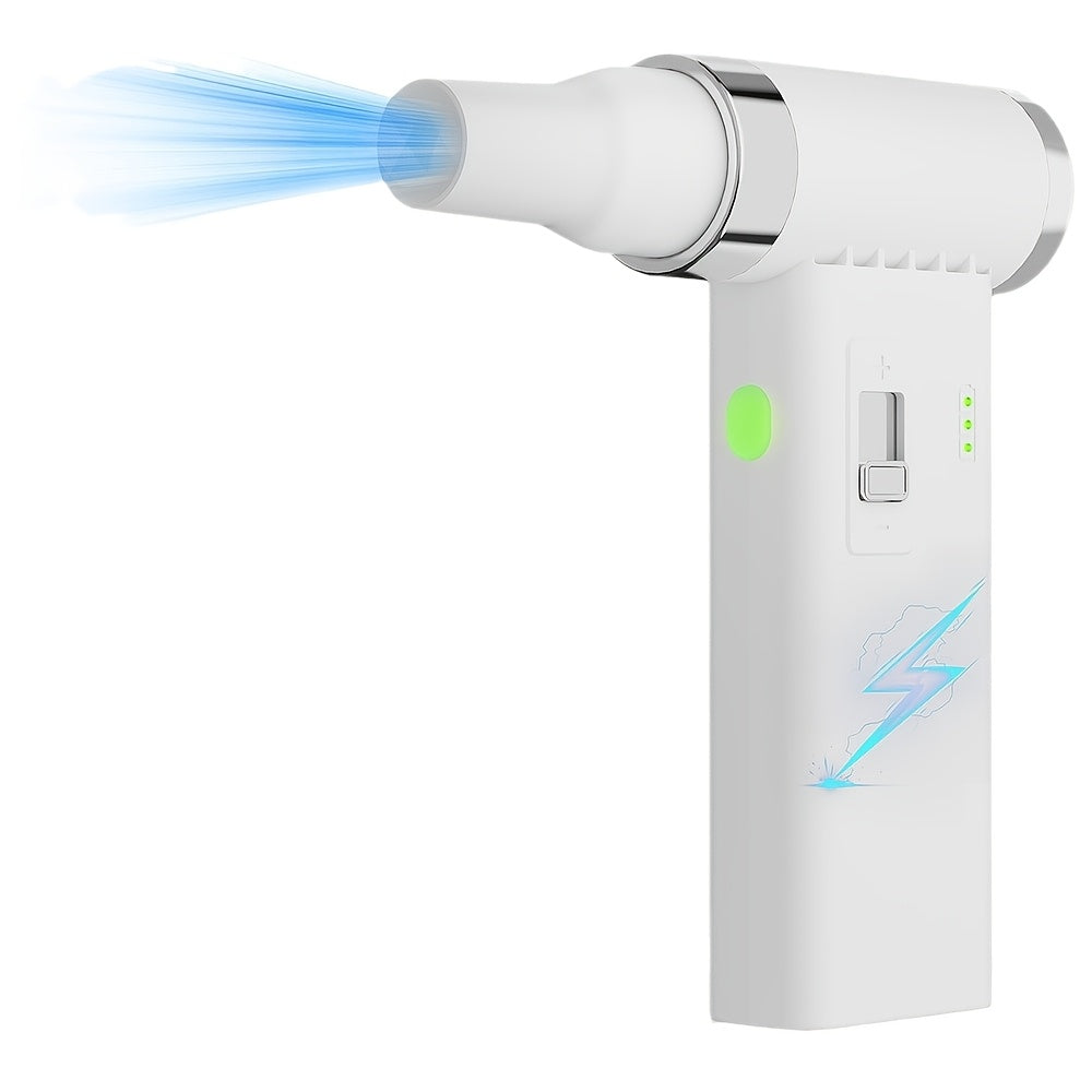 Portable High-Speed Handheld Turbo Fan USB Rechargeable 50W Blower with Variable Speed