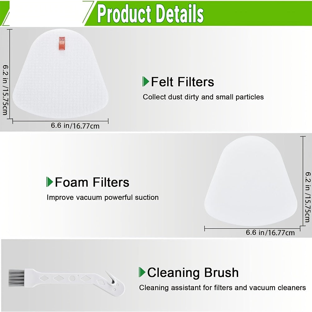 9 ta Shark Navigator & Lift-Away vakuum filtrlari to'plami - ZU503AMZ, NV350 seriyalari va UV modellari uchun mos keladi - yaxshilangan tozalash samaradorligi uchun 4 ta ko'pik va tuynuk filtrlari o'z ichiga oladi