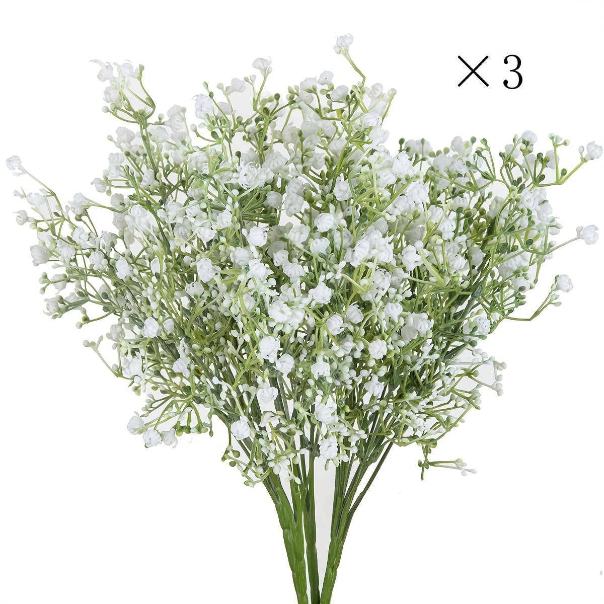 Artificial Faux Gypsophila Flowers for Wedding and Engagement Decor Tabletop Arrangement