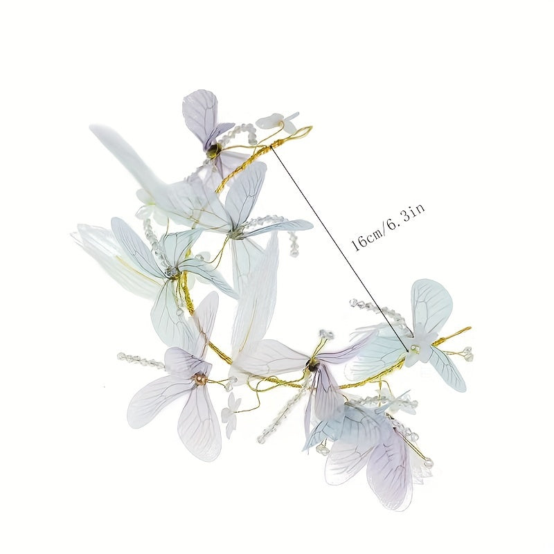 Women's Butterfly Headband for Parties and Cosplay Elegant Hair Accessory