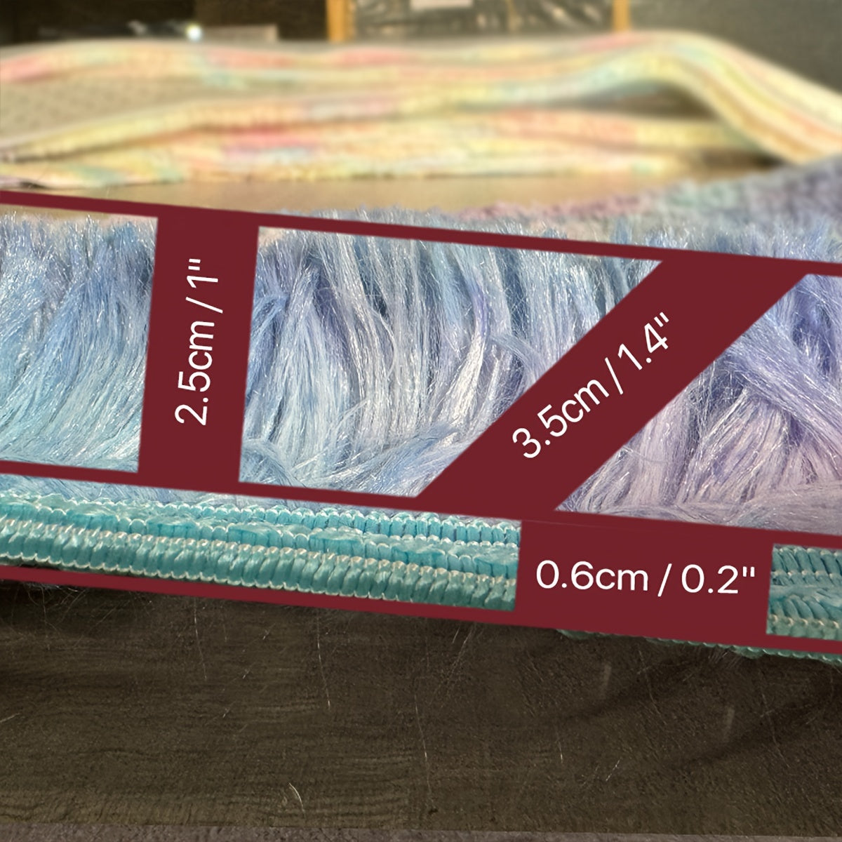 1 dona Rangli Tashqi Gilam, Quruq Tozalash Pol Matosi, Yumshoq Ichki Bezak Gilami, Yoqimli va Issiq Gilam, Yotoqxona va Mehmonxona uchun mukammal, shuningdek, Dam olish joyi yonida aksessuar.